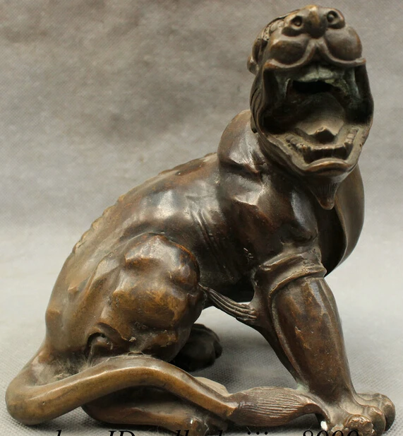 JP S0606 olk Chinese Pure Bronze FengShui Wealth Unicorn PiXiu Lion Statue Sculpture
JP S0606 olk Chinese Pure Bronze FengShui Wealth Unicorn PiXiu Lion Statue Sculpture