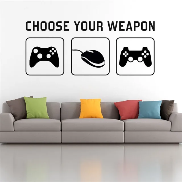 Large size For xbox Control Video Game CHOOSE YOUR WEAPON Gaming Wall Decal Sticker
Large size For xbox Control Video Game CHOOSE YOUR WEAPON Gaming Wall Decal Sticker