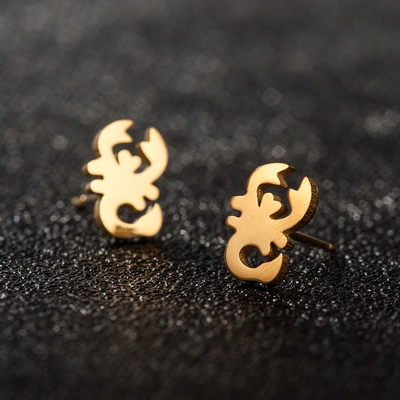 New Fashion Cute Animal Scorpion Stud Earrings Personality Gold Color Stainless Steel Earrings Jewelry for Women Best Gift
New Fashion Cute Animal Scorpion Stud Earrings Personality Gold Color Stainless Steel Earrings Jewelry for Women Best Gift