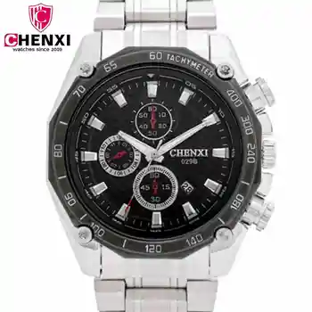 

CHENXI Men Full Steel Sport Watches Famous Brand Watch Man Hot Sale Design Fashion Luxury Wristwatch Male Quartz Clocks NATATE