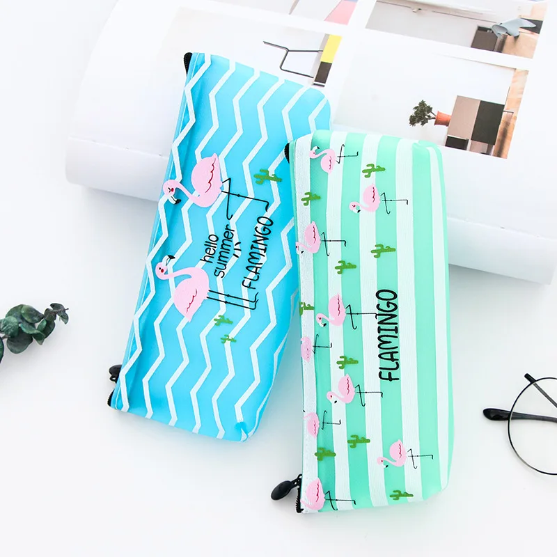 Cute PVC Cactus Pencil Case Kawaii Flamingo Pen Bags Pouch Pencil Box Creative Stationery Gift School Supplies
Cute PVC Cactus Pencil Case Kawaii Flamingo Pen Bags Pouch Pencil Box Creative Stationery Gift School Supplies
