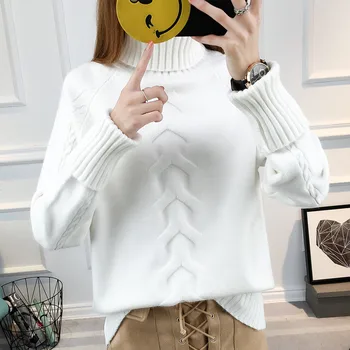 Tcyeek Korean Turtleneck Sweater Women 2019 Autumn Knitted Pullover Winter Long Sleeve Top Ladies Clothes Sueter Mujer LWL780
Tcyeek Korean Turtleneck Sweater Women 2019 Autumn Knitted Pullover Winter Long Sleeve Top Ladies Clothes Sueter Mujer LWL780