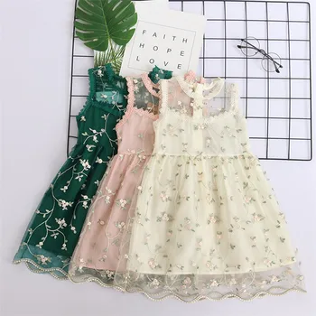 Roimyal Wholesale waistcoat dress 2018 New girl summer new style embroidery mesh sleeveless children dress toddler Free Shipping
Roimyal Wholesale waistcoat dress 2018 New girl summer new style embroidery mesh sleeveless children dress toddler Free Shipping