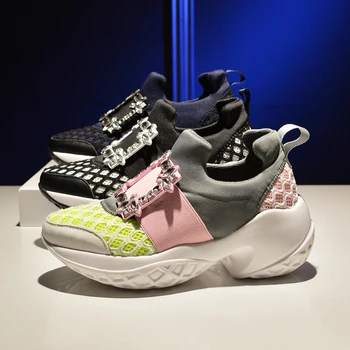 Crystal Flats Woman Loafers Zapatos Mujer Luxury Brand Spring Slip on Rhinestone Square Buckle Running Flat Shoes Women Sneakers
Crystal Flats Woman Loafers Zapatos Mujer Luxury Brand Spring Slip on Rhinestone Square Buckle Running Flat Shoes Women Sneakers