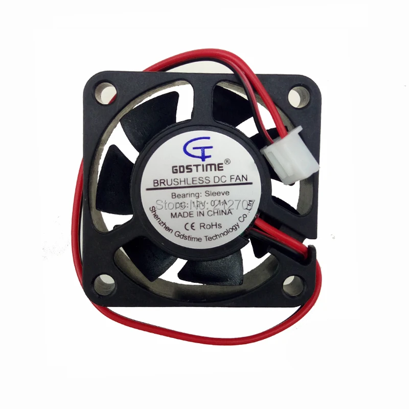 2 Pieces/lot Gdstime 2Pin 4cm 4010s 40 x 40 x 10mm Brushless 40mm 12V Cooling Fan
2 Pieces/lot Gdstime 2Pin 4cm 4010s 40 x 40 x 10mm Brushless 40mm 12V Cooling Fan
