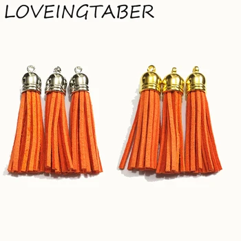 (Choose Color First) 50mm 100pcs/lot Orange With Rhodium/Gold Suede Leather Tassel
(Choose Color First) 50mm 100pcs/lot Orange With Rhodium/Gold Suede Leather Tassel