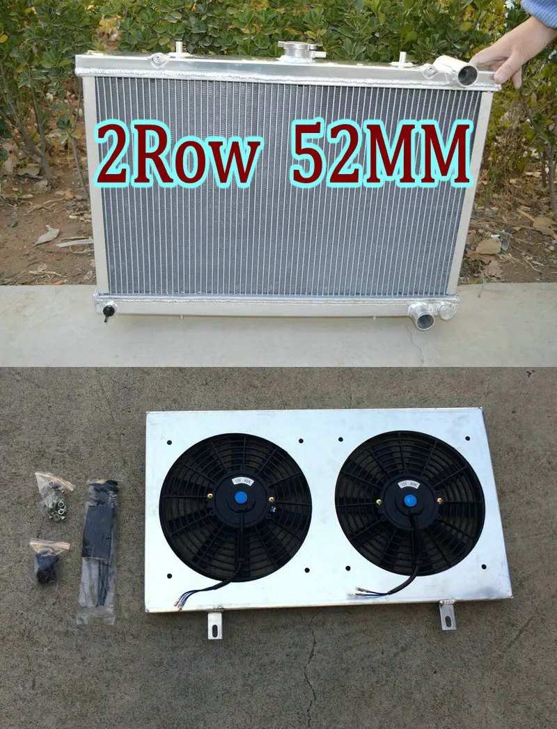 Aluminum Radiator & Shroud FAN For Nissan Silvia 180SX S13 CA18 Skyline R32 RB20/RB26 GTE/GTS/GTR/GTM 1989-1994 90 91 92 93
Aluminum Radiator & Shroud FAN For Nissan Silvia 180SX S13 CA18 Skyline R32 RB20/RB26 GTE/GTS/GTR/GTM 1989-1994 90 91 92 93