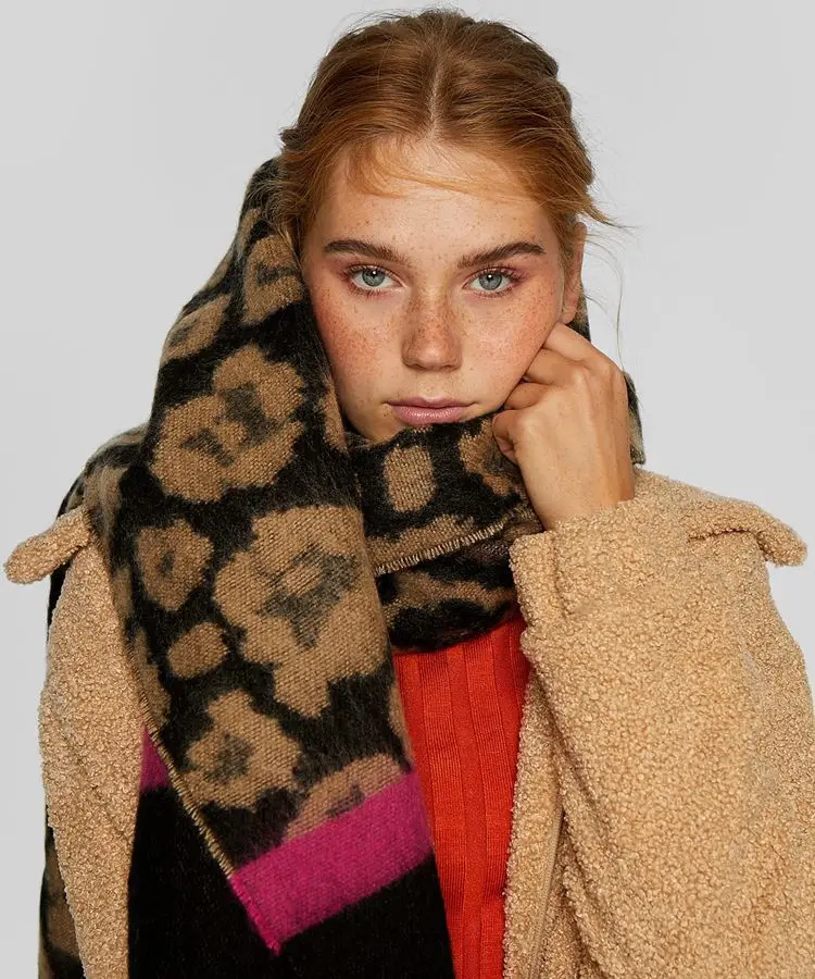 POBING Winter Cashmere Scarf Women za Red Striped Scarves Leopard Shawl Wraps Thicken Warm Unisex Basic Blanket Tassel Pashmina
POBING Winter Cashmere Scarf Women za Red Striped Scarves Leopard Shawl Wraps Thicken Warm Unisex Basic Blanket Tassel Pashmina