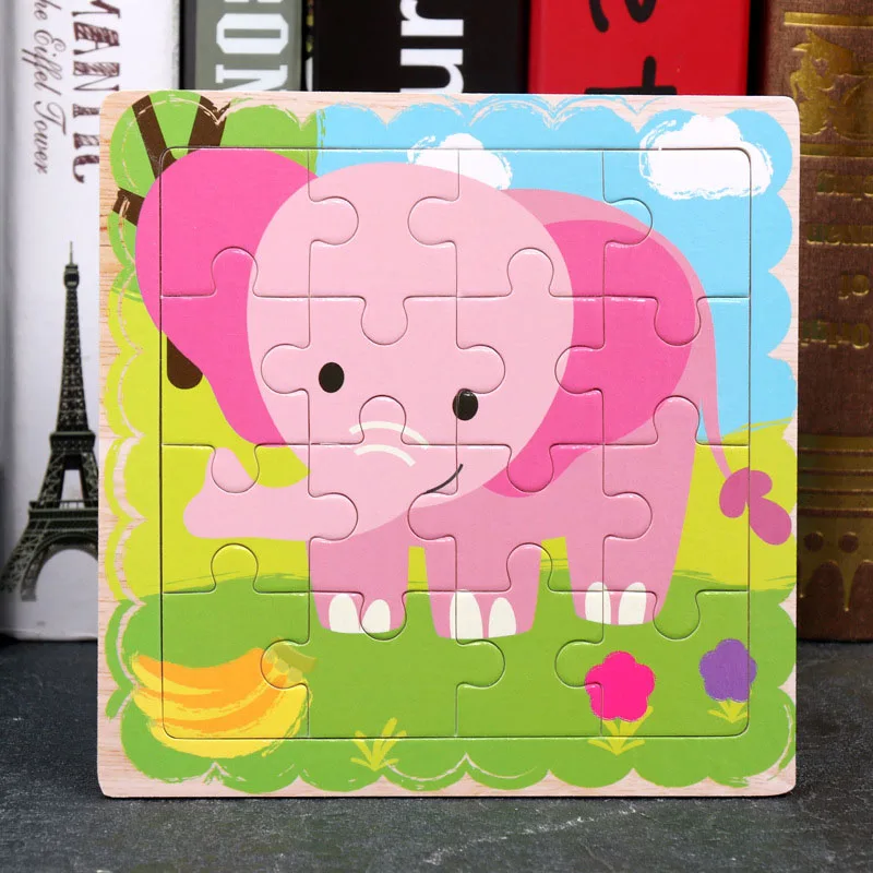 DDWE 16 Slice Small Piece Montessori Jigsaw Puzzle 3D Animals Wooden Intelligence Educational Toddler toys for 3 years children
DDWE 16 Slice Small Piece Montessori Jigsaw Puzzle 3D Animals Wooden Intelligence Educational Toddler toys for 3 years children