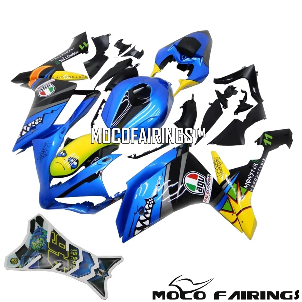 Синий ABS инъекции пластмассы Обтекатели для Yamaha YZF1000 YZF R1 07 08 2007 2008 мотоцикла