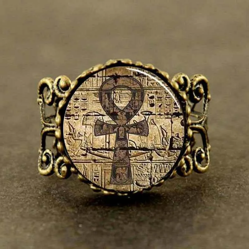 2017 New Trendy Egyptian Ankh Ring Eternal Life Ring Egypt Jewelry Round Glass Photo Silver
2017 New Trendy Egyptian Ankh Ring Eternal Life Ring Egypt Jewelry Round Glass Photo Silver