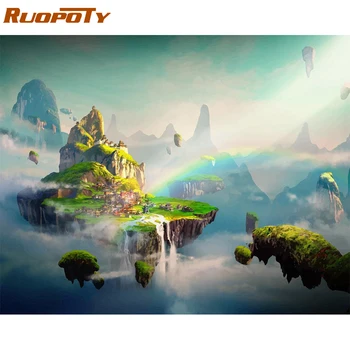 RUOPOTY Frame DIY Painting By Numbers Mountain Palace Landscape Modern Wall Art Picture Paint By Numbers For Home Decors Artwork
RUOPOTY Frame DIY Painting By Numbers Mountain Palace Landscape Modern Wall Art Picture Paint By Numbers For Home Decors Artwork