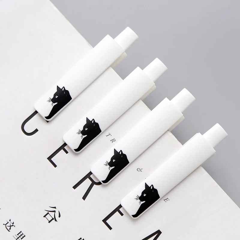 1PC Cute Cat Pens Press Neutral Pens Kawaii Simple Gel Pens For Kids Gift School Office Supplies Stationery
1PC Cute Cat Pens Press Neutral Pens Kawaii Simple Gel Pens For Kids Gift School Office Supplies Stationery