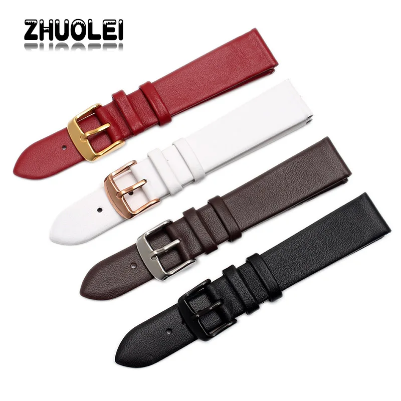 ultra-thin Genuine leather watchband watch belt strap wristwatches band 10mm 12mm 14mm 16mm 18mm 20mm female red white black
ultra-thin Genuine leather watchband watch belt strap wristwatches band 10mm 12mm 14mm 16mm 18mm 20mm female red white black
