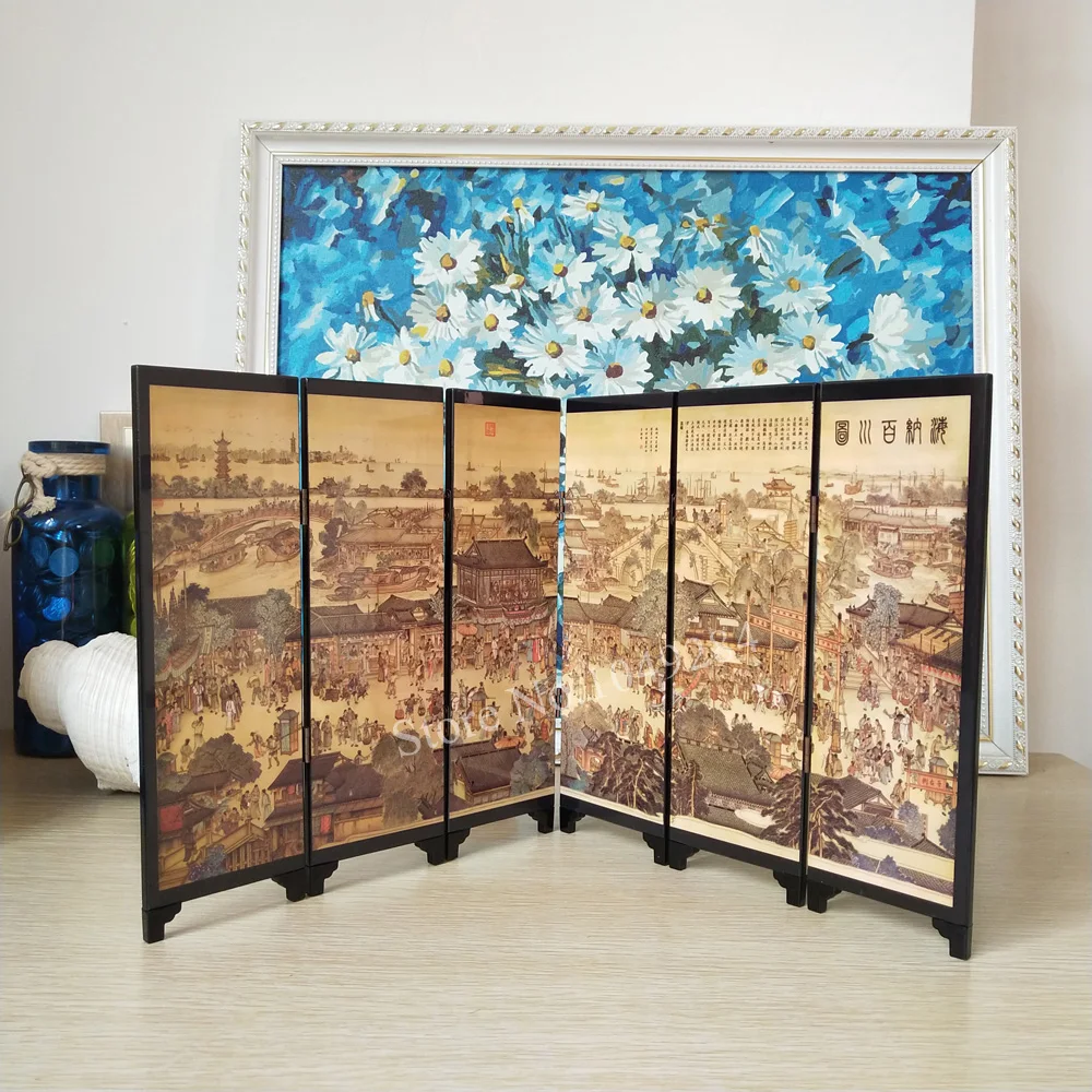 Mini antique small screen Beijing opera mask Small screen antique ornaments Home Decorations
Mini antique small screen Beijing opera mask Small screen antique ornaments Home Decorations