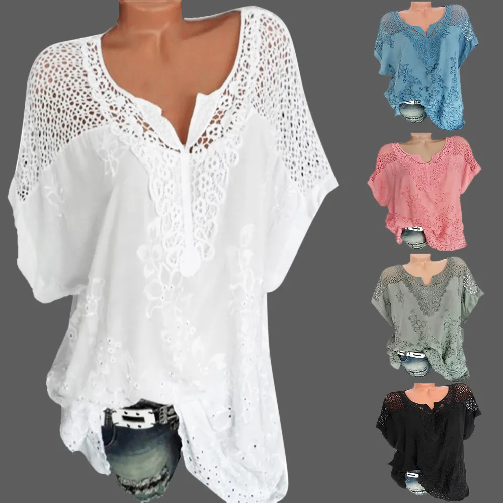 CHAMSGEND blouse womens 2018 Simple Fashion Women's casual short-sleeved solid color shirt July18
CHAMSGEND blouse womens 2018 Simple Fashion Women's casual short-sleeved solid color shirt July18