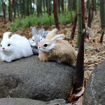 Mini Cute White Plush Rabbits Fur Lifelike Animal Easter Bunny Simulation Rabbit Stuffed Toy For Birthday Gift
Mini Cute White Plush Rabbits Fur Lifelike Animal Easter Bunny Simulation Rabbit Stuffed Toy For Birthday Gift