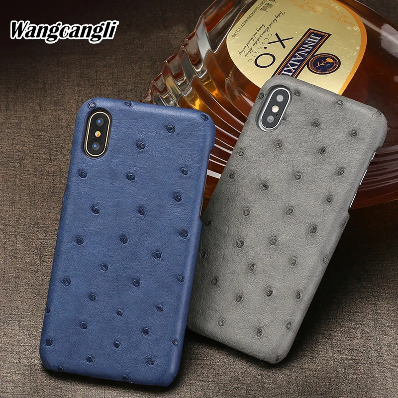 Wangcangli ostrich skin phone case for xiaomi 8 half-pack phone case Genuine Leather protection case luxurious phone back cover
Wangcangli ostrich skin phone case for xiaomi 8 half-pack phone case Genuine Leather protection case luxurious phone back cover