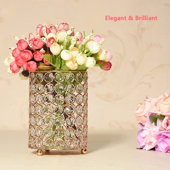 Glass Candle Tealight Holders Vintage Crystal Vases for Wedding Table Centerpieces Stand Home Holiday Decoration Brush Pot
Glass Candle Tealight Holders Vintage Crystal Vases for Wedding Table Centerpieces Stand Home Holiday Decoration Brush Pot