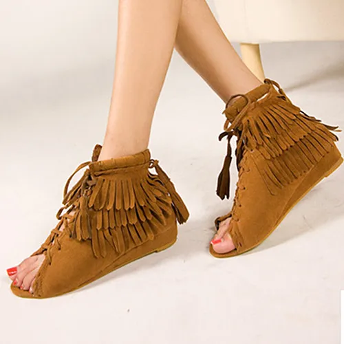 European brand fringe sandals women open toe cross-tied summer shoes woman lace up tassel sandalias mujer flat heel flip flops
European brand fringe sandals women open toe cross-tied summer shoes woman lace up tassel sandalias mujer flat heel flip flops