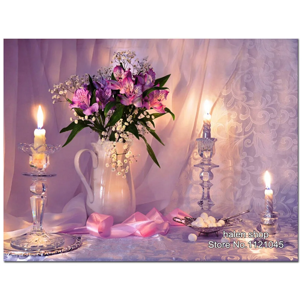 Diamond Embroidery Candles flowers 5D Diy Diamond Painting Cross Stitch Sets Round Diamond Mosaic Rhinestones Pictures XC144
Diamond Embroidery Candles flowers 5D Diy Diamond Painting Cross Stitch Sets Round Diamond Mosaic Rhinestones Pictures XC144