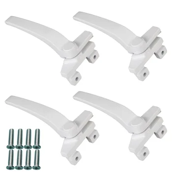 4pcs Window Handles Casement window lock Lever Handle White Classic Zinc Alloy Right Hand Side Lock Handle With screws
4pcs Window Handles Casement window lock Lever Handle White Classic Zinc Alloy Right Hand Side Lock Handle With screws