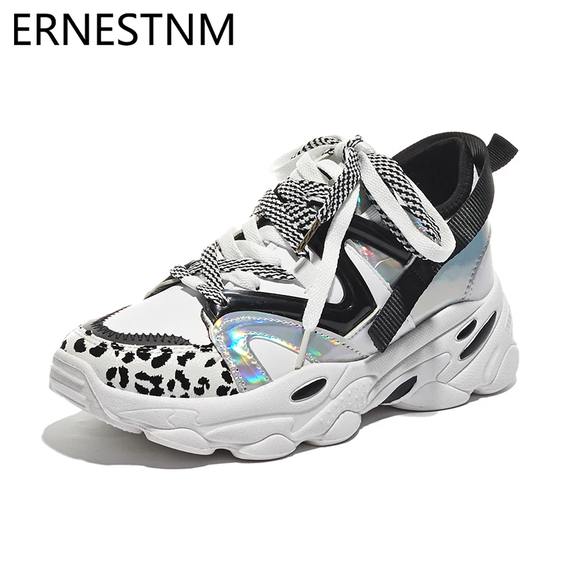 ERNESTNM Women Sneakers Autumn Sexy Leopard Vulcanize Shoes Female Chunky Sneakers Lace Up Women Platform Shoes Tenis Feminino
ERNESTNM Women Sneakers Autumn Sexy Leopard Vulcanize Shoes Female Chunky Sneakers Lace Up Women Platform Shoes Tenis Feminino