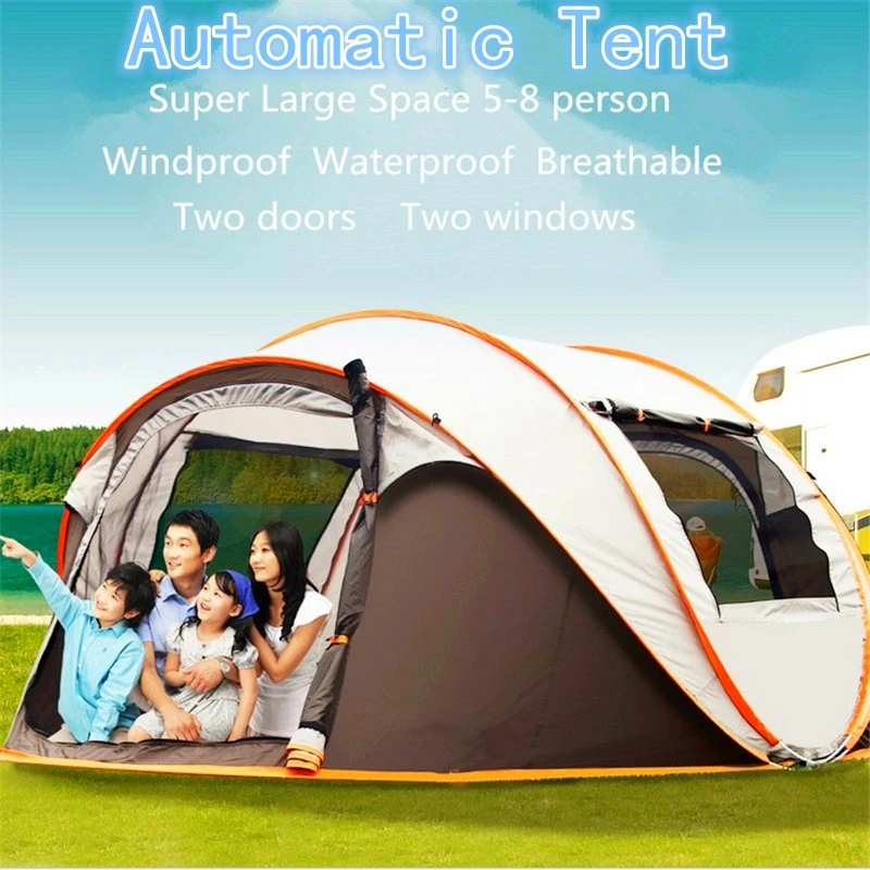 4-6 Person 290*200*130cm Waterproof Windproof Large Camping throw Tents Automatic Tents Climbing Hiking Hot 2018 New ANTI-UV
4-6 Person 290*200*130cm Waterproof Windproof Large Camping throw Tents Automatic Tents Climbing Hiking Hot 2018 New ANTI-UV