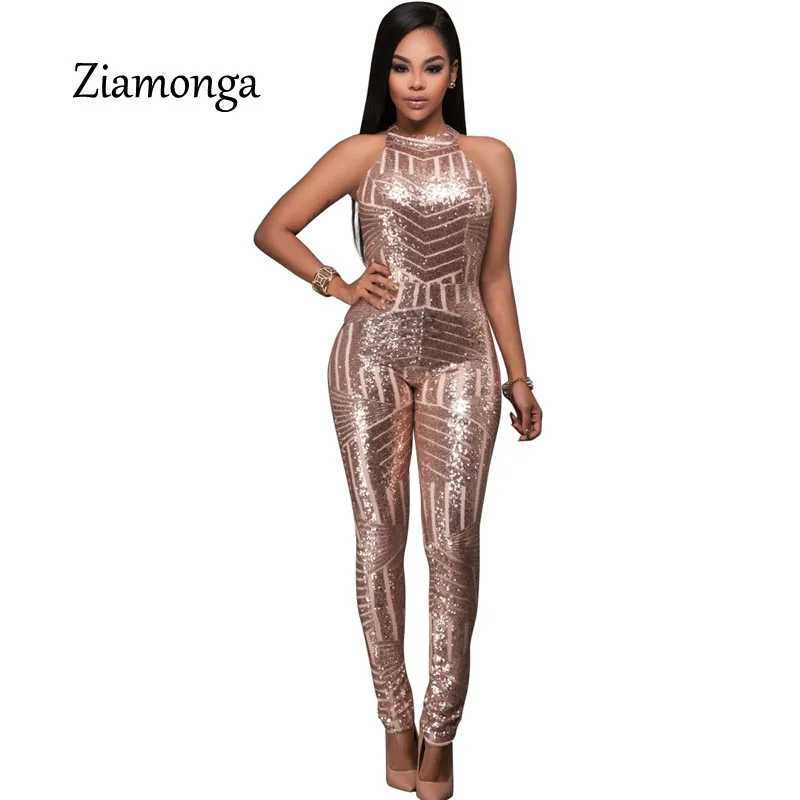 Ziamonga Macacao Feminino 2017 Charming Women Gold Sequin Jumpsuit Bodysuit Fashion Playsuit Sexy Rompers Womens Jumpsuit C2817
Ziamonga Macacao Feminino 2017 Charming Women Gold Sequin Jumpsuit Bodysuit Fashion Playsuit Sexy Rompers Womens Jumpsuit C2817