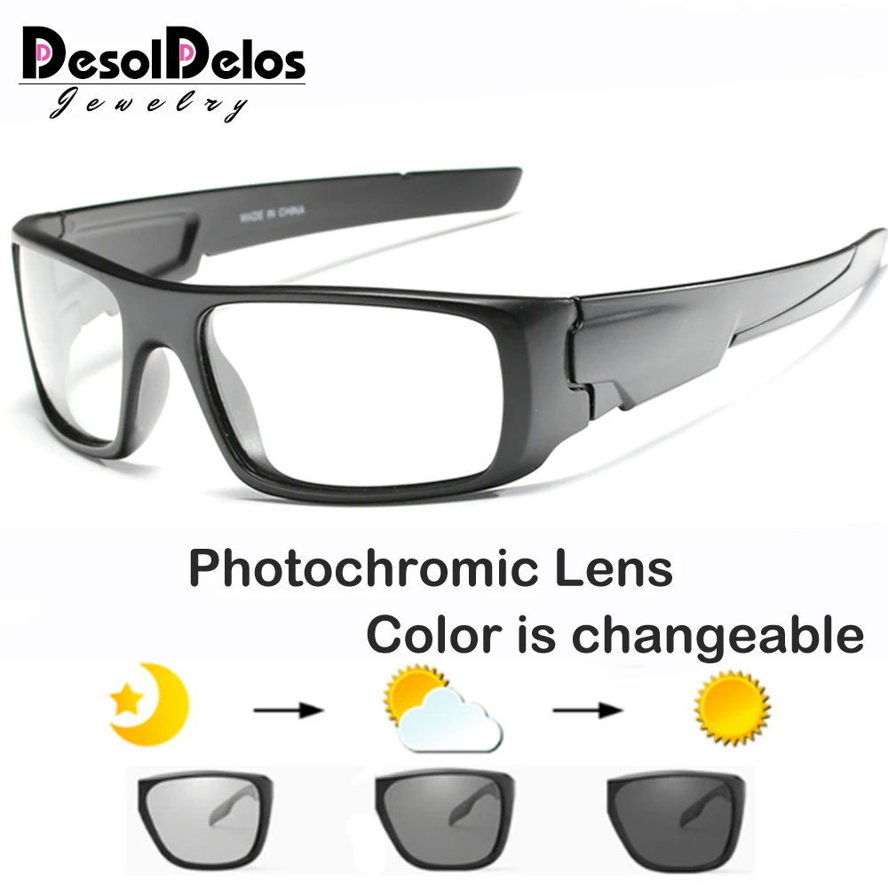 2019 Photochromic Polarized Sunglasses Men Car Driving Goggles Sun Glasses Eyeglasses Lunettes De Soleil Pour Hommes Shades | Аксессуары