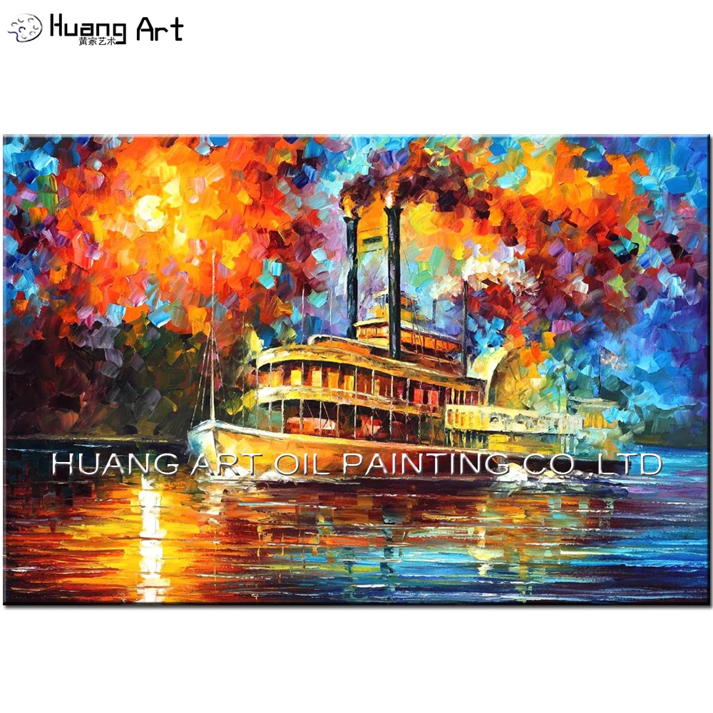Newest Art Handmade Modern Kinfe Luxury Cruise Oil Painting On Canvas Sea Landscape for Home Room Decor Boat Wall Painting
Newest Art Handmade Modern Kinfe Luxury Cruise Oil Painting On Canvas Sea Landscape for Home Room Decor Boat Wall Painting