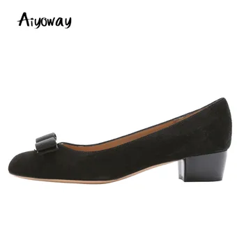 Round Toe Block Heel Middle Heel Pumps Slip-on Aiyoway Fashion Women Shoes Autumn Spring Work & Career Shoes Bow Black Brown
Round Toe Block Heel Middle Heel Pumps Slip-on Aiyoway Fashion Women Shoes Autumn Spring Work & Career Shoes Bow Black Brown