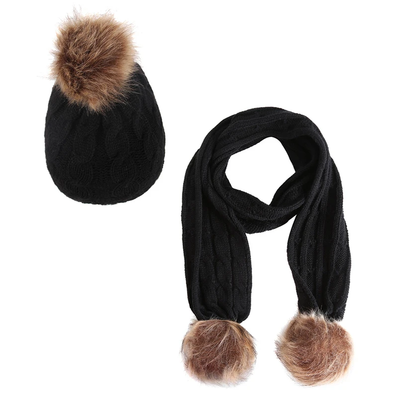 Children Winter Hat Scarf For Girls Beanies Hat Beanie Skullies Fur pom pom Women Girls Winter Caps solid autumn and winte
Children Winter Hat Scarf For Girls Beanies Hat Beanie Skullies Fur pom pom Women Girls Winter Caps solid autumn and winte