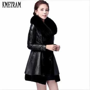 KMETRAM 2019 Women New Imitation Fox Fur Collar Winter Women's Faux Fur Coat Long Leather Coat Winter Casaco Feminino HH213
KMETRAM 2019 Women New Imitation Fox Fur Collar Winter Women's Faux Fur Coat Long Leather Coat Winter Casaco Feminino HH213