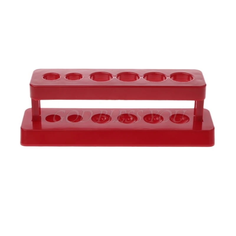 1PC Test Tube Holder 6 Hole Plastic Rack Red Stand Burette Stand Shelf Laboratory
1PC Test Tube Holder 6 Hole Plastic Rack Red Stand Burette Stand Shelf Laboratory
