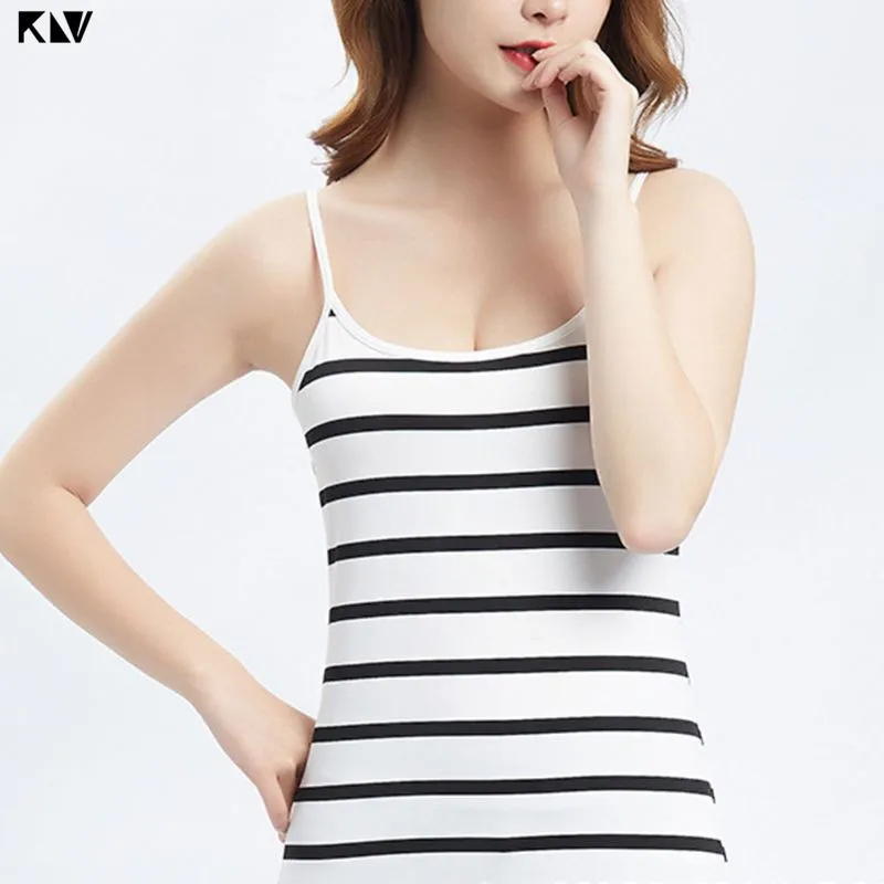 KLV Women Plus Size Summer Spaghetti Strap Tank Top Vintage Horizontal Stripes Slim Camisole Scoop Neck Casual Basic Thin Vest
KLV Women Plus Size Summer Spaghetti Strap Tank Top Vintage Horizontal Stripes Slim Camisole Scoop Neck Casual Basic Thin Vest