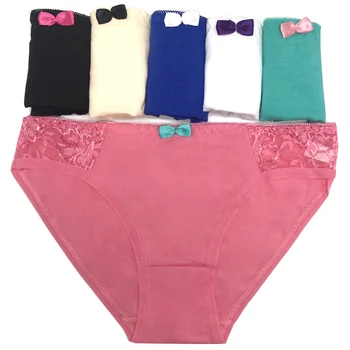 Pack of 6 Lace Trim Cotton Lady Panties Women Short Brief Underwear Girl Pant Sexy Lingerie Size M L XL("22.04-25.2") Wholesale
Pack of 6 Lace Trim Cotton Lady Panties Women Short Brief Underwear Girl Pant Sexy Lingerie Size M L XL("22.04-25.2") Wholesale