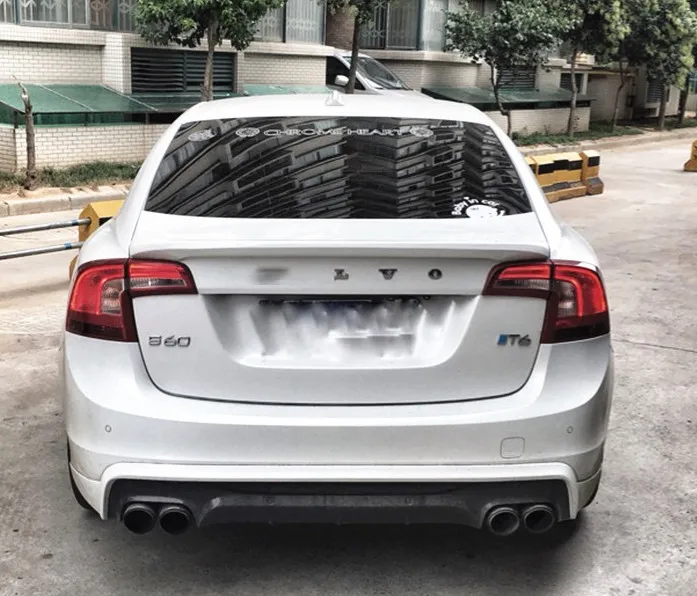 For S60 Spoiler S60L T3 T4 T5 trunk wing lip spoiler High Quality ABS Material Car Rear Wing Primer Color Spoiler 2012-2019
For S60 Spoiler S60L T3 T4 T5 trunk wing lip spoiler High Quality ABS Material Car Rear Wing Primer Color Spoiler 2012-2019