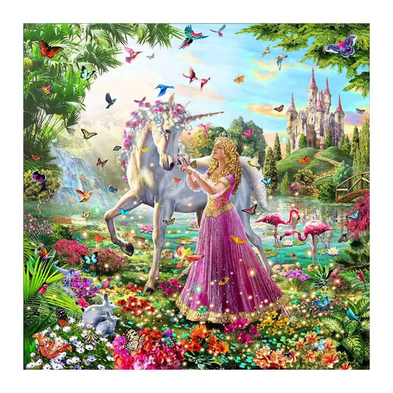 30 * 30 cm New Fairy Tale Girl Dog Unicorn 5D Diamonds Embroidery Diamonds Mosaic Diamond Painting Sets for Embroidery Cross Hom
30 * 30 cm New Fairy Tale Girl Dog Unicorn 5D Diamonds Embroidery Diamonds Mosaic Diamond Painting Sets for Embroidery Cross Hom
