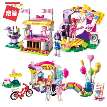 Enlighten Girls Educational Building blocks stacking blocks Toy For Children Gift Bicycle Balloon Compatible Legoe City Friends
Enlighten Girls Educational Building blocks stacking blocks Toy For Children Gift Bicycle Balloon Compatible Legoe City Friends