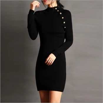 New fashion european stations 2018 button wool turtleneck wool sweater bottoming shirt slim thin female
New fashion european stations 2018 button wool turtleneck wool sweater bottoming shirt slim thin female