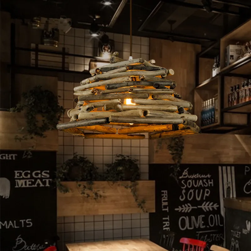 American country industrial retro Original wood droplight Creative personality restaurant cafe bar original ecology droplight
American country industrial retro Original wood droplight Creative personality restaurant cafe bar original ecology droplight