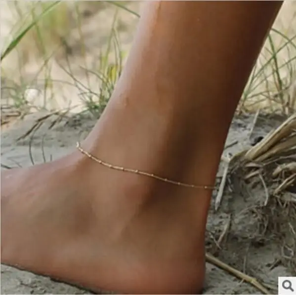 la146 Beach With Bare Feet Single chain Tassel Ankle Foot Jewelry Ankle Boots Ankle Women's bead Chain Anklet
la146 Beach With Bare Feet Single chain Tassel Ankle Foot Jewelry Ankle Boots Ankle Women's bead Chain Anklet