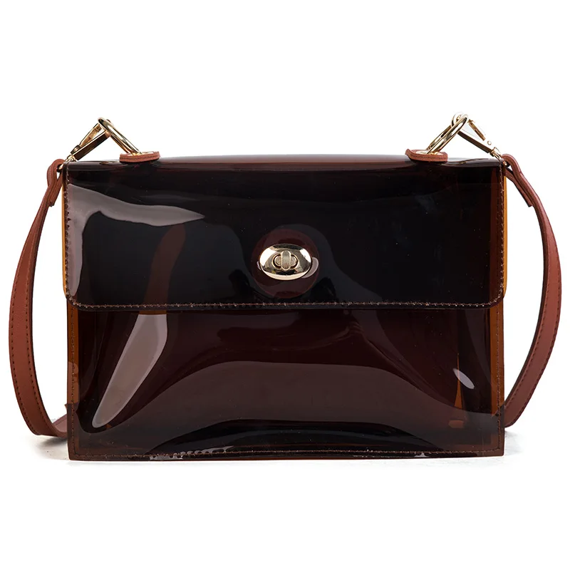 Fashion Women Pvc Shoulder Bag High Quality Ladies Small Crossbody Bags for Women Designer Female Transparent Messenger Bags New
Fashion Women Pvc Shoulder Bag High Quality Ladies Small Crossbody Bags for Women Designer Female Transparent Messenger Bags New