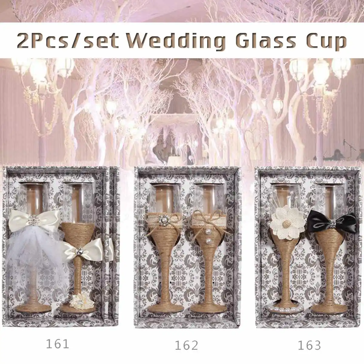 One Pair Wedding Red Wine Pourer Crystal Vintage Glasses Cup Linen Goblet Drinking Party Marriage Gift Home Wedding Decoration
One Pair Wedding Red Wine Pourer Crystal Vintage Glasses Cup Linen Goblet Drinking Party Marriage Gift Home Wedding Decoration