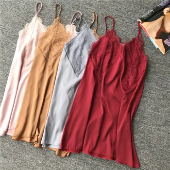 Hot Sale Women Summer Rayon Spaghetti Strap Nightgown Ruffles Nightie Sexy Solid Nightdress Sleepwear Lounge Satin Home Dress
Hot Sale Women Summer Rayon Spaghetti Strap Nightgown Ruffles Nightie Sexy Solid Nightdress Sleepwear Lounge Satin Home Dress