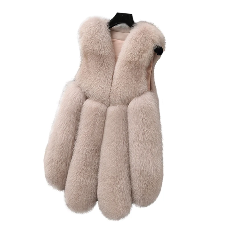 Faux fox fur vest female long section 2018 autumn and winter new fashion temperament vest jacket
Faux fox fur vest female long section 2018 autumn and winter new fashion temperament vest jacket
