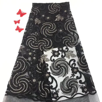 African Lace Fabric High Quality Swiss voile French Nigerian Tulle With Sequins Embroidery Lace Fabrics 5 yards For Wedding A960
African Lace Fabric High Quality Swiss voile French Nigerian Tulle With Sequins Embroidery Lace Fabrics 5 yards For Wedding A960