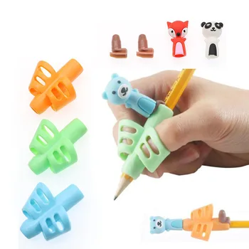 3 Pieces / Set Cartoon Animal Non-Toxic Children Pencil And Pen Holder Help Pen Posture Correction Tool Office School Supplies
3 Pieces / Set Cartoon Animal Non-Toxic Children Pencil And Pen Holder Help Pen Posture Correction Tool Office School Supplies