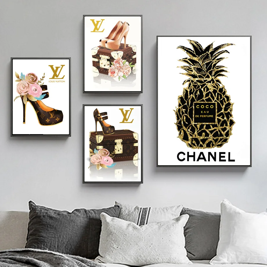 Perfume Pineapple Heels Makeup Box Wall Art Canvas Painting Nordic Posters And Prints Wall Pictures For Living Room Salon Decor
Perfume Pineapple Heels Makeup Box Wall Art Canvas Painting Nordic Posters And Prints Wall Pictures For Living Room Salon Decor